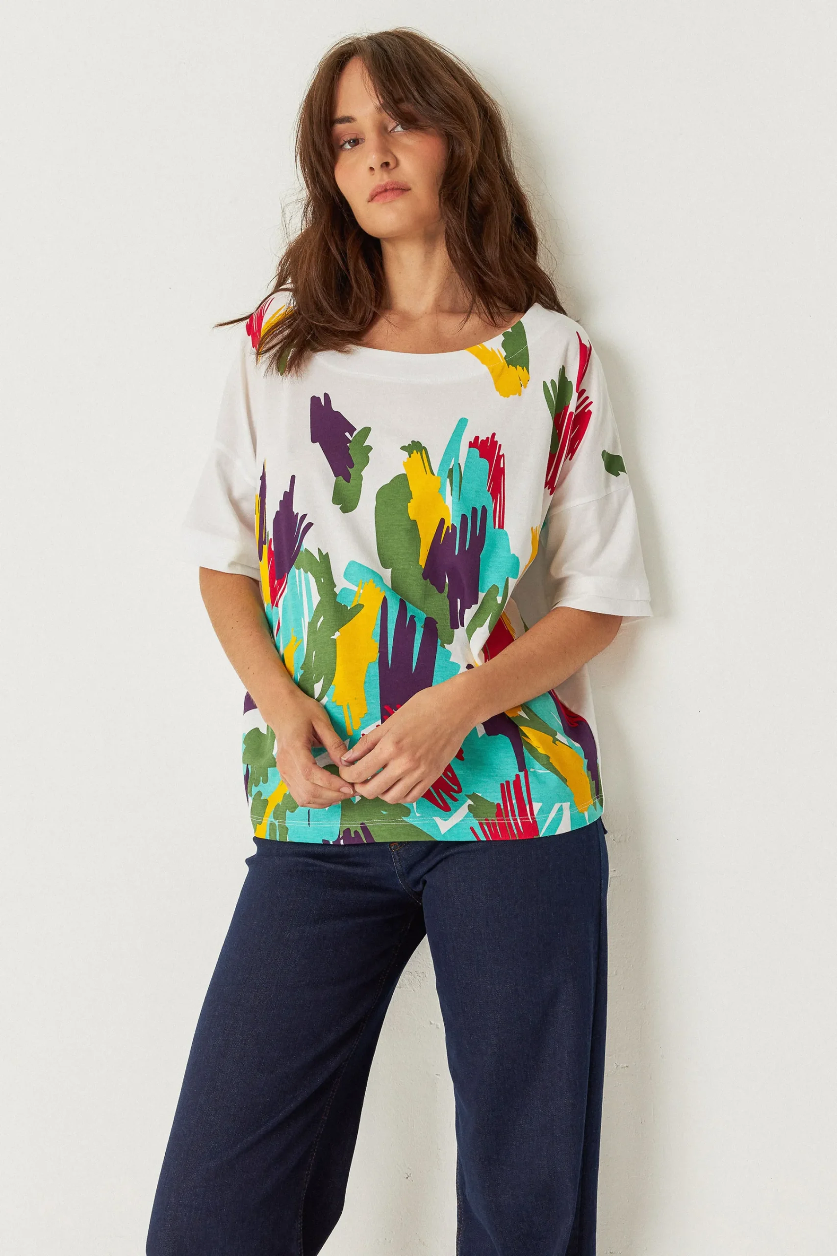 SKFK T-SHIRT INESE-GOTS- Tops Et T-Shirts