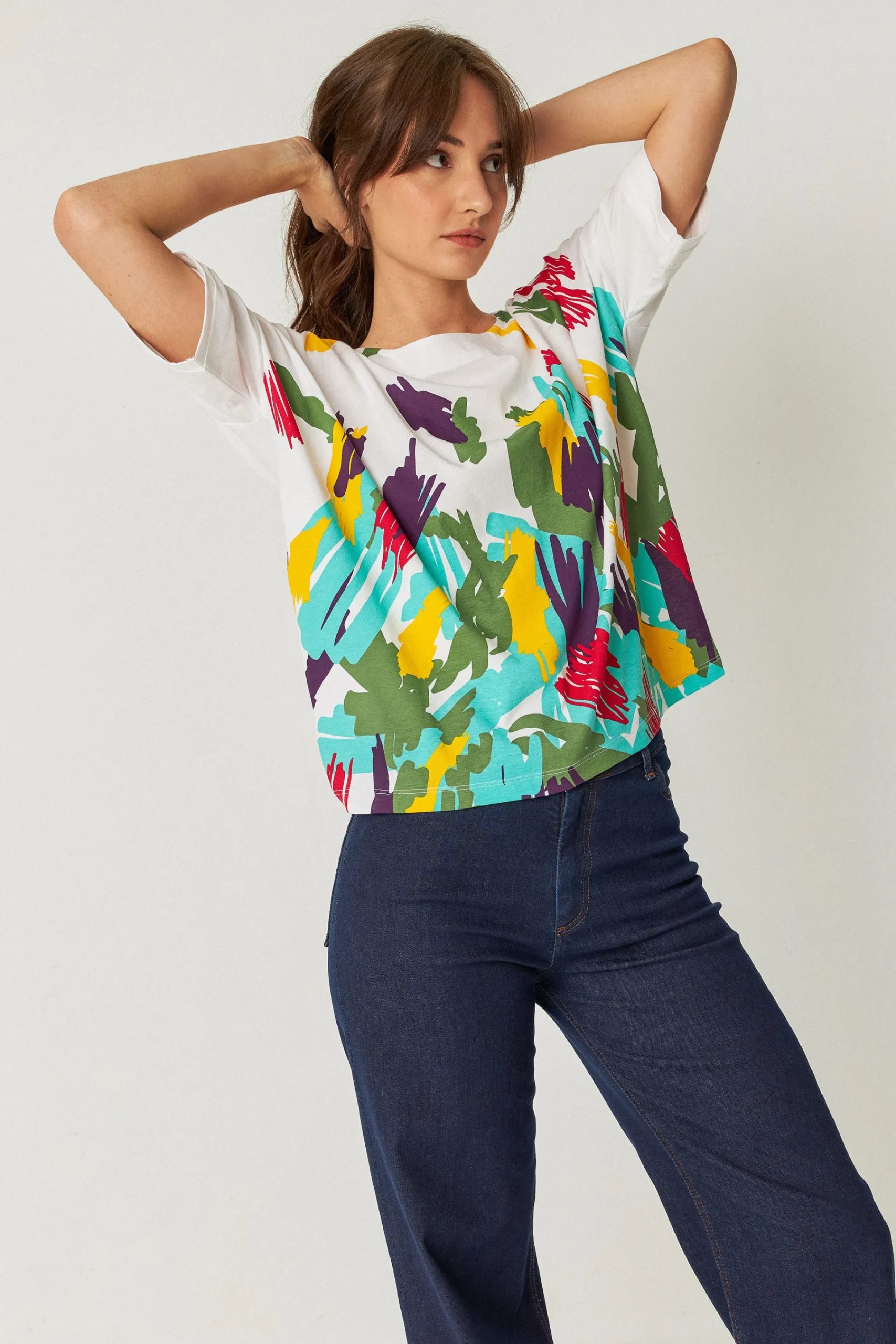 SKFK T-SHIRT INESE-GOTS- Tops Et T-Shirts