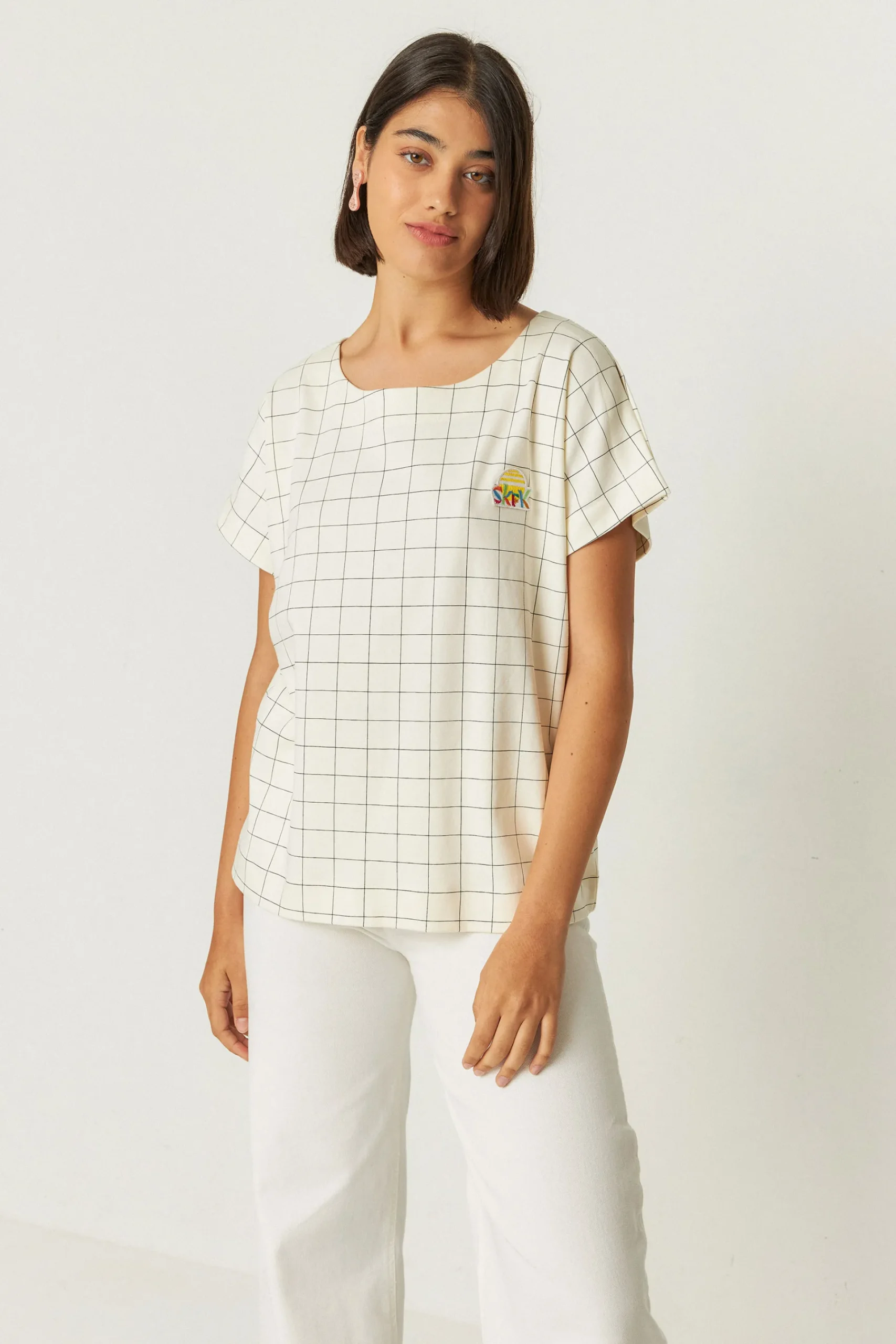 SKFK T-SHIRT IRIDE-GOTS- Tops Et T-Shirts