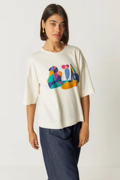 SKFK T-SHIRT LARIZ-GOTS- Tops Et T-Shirts