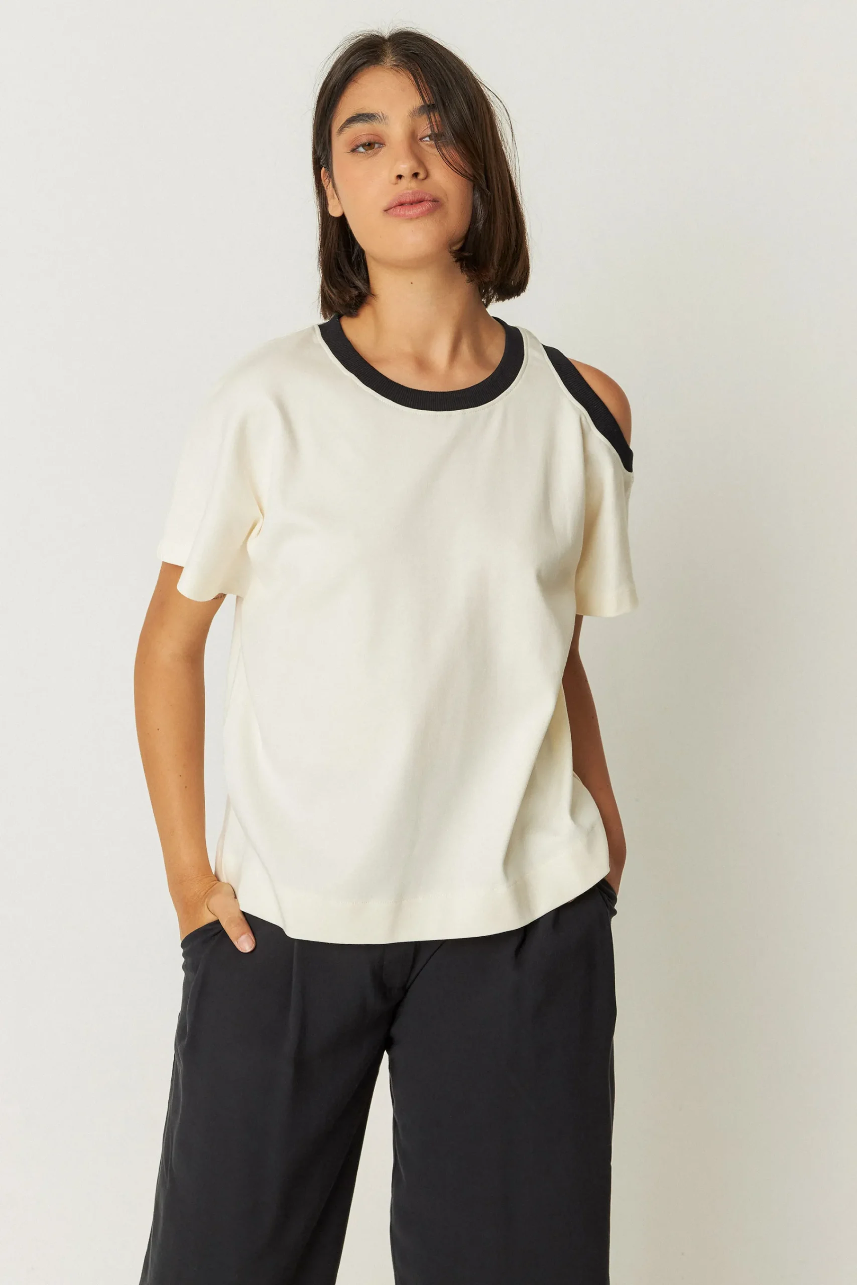 SKFK T-SHIRT LIA-GOTS- Tops Et T-Shirts