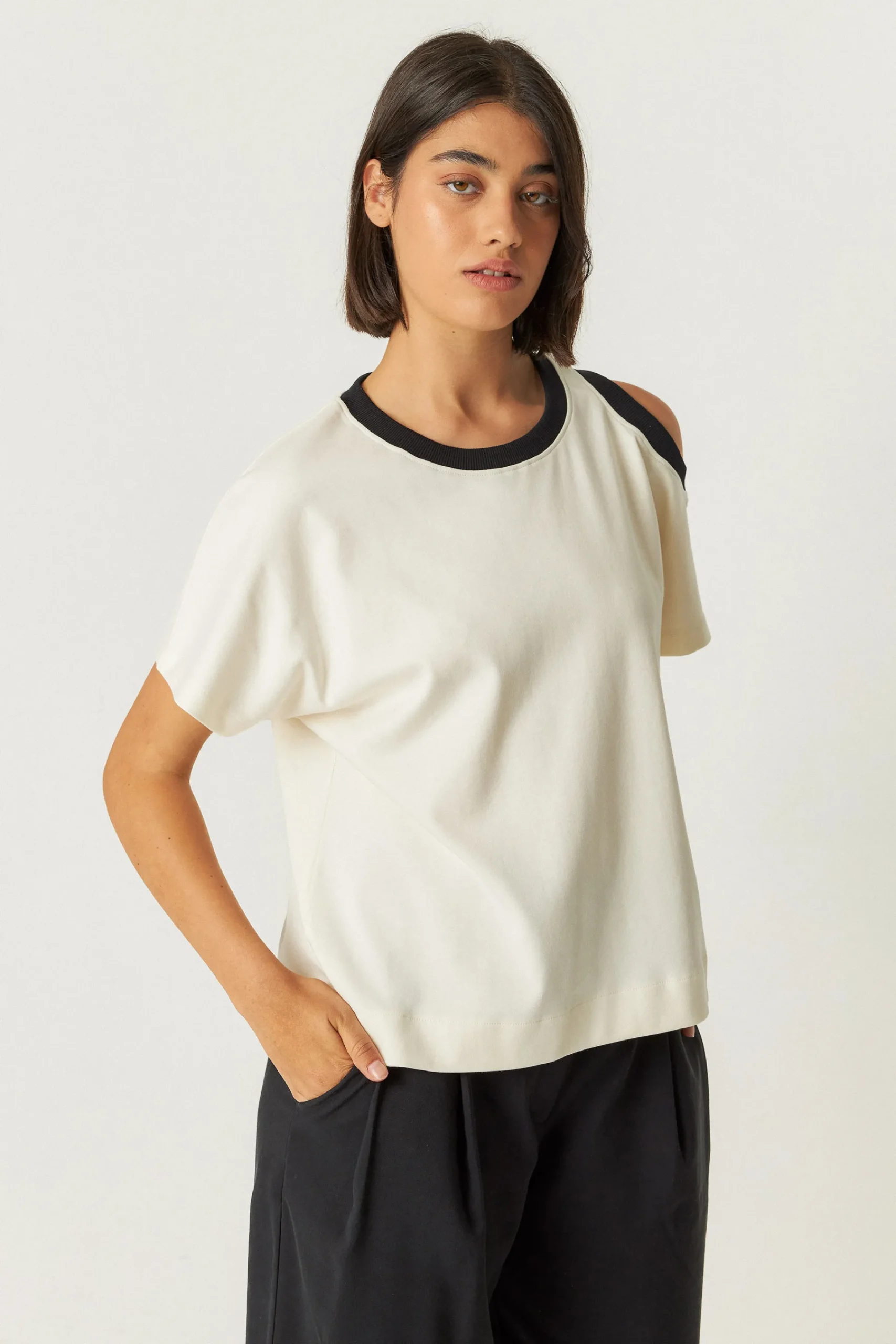 SKFK T-SHIRT LIA-GOTS- Tops Et T-Shirts