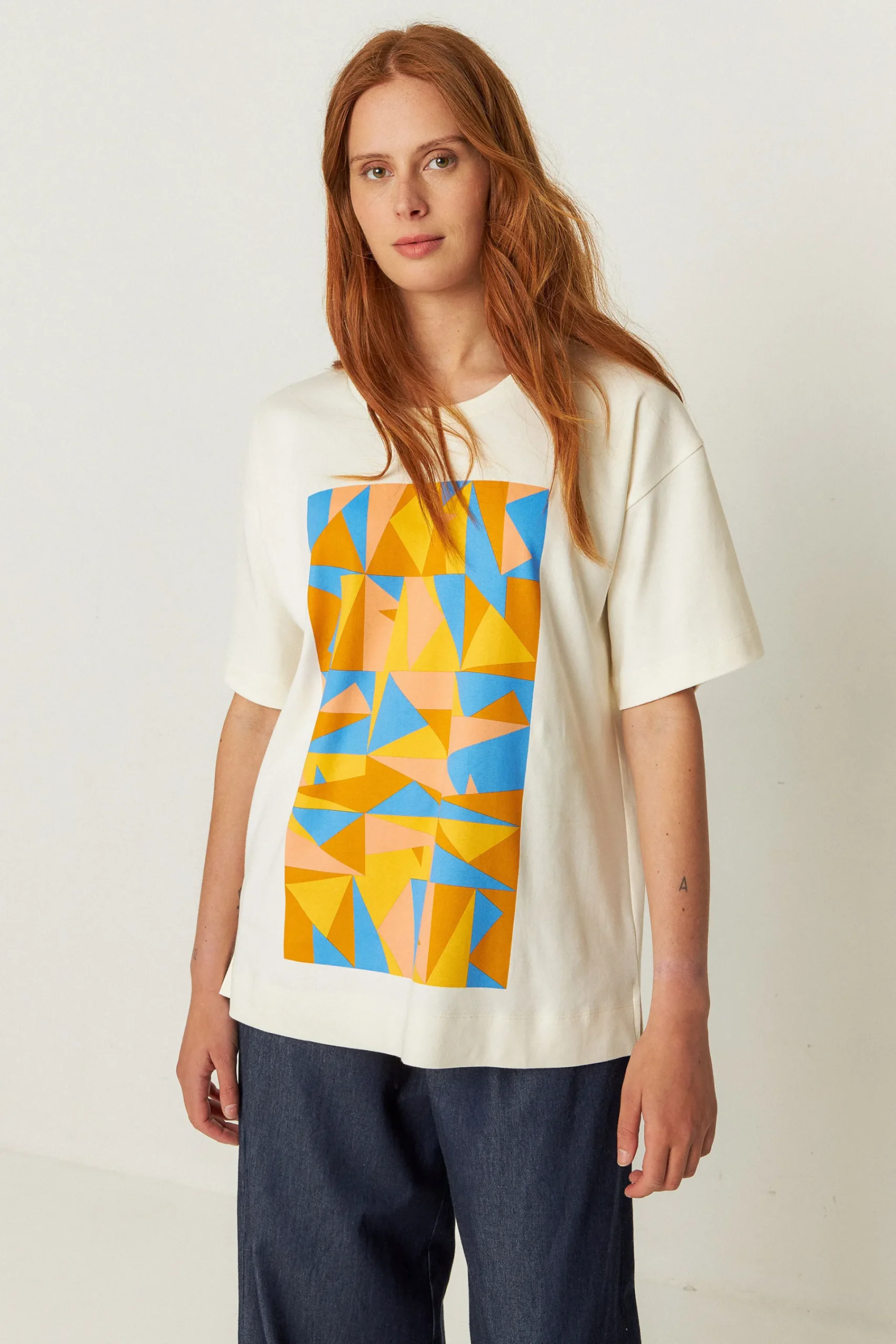 SKFK T-SHIRT MONIKA-GOTS- Tops Et T-Shirts
