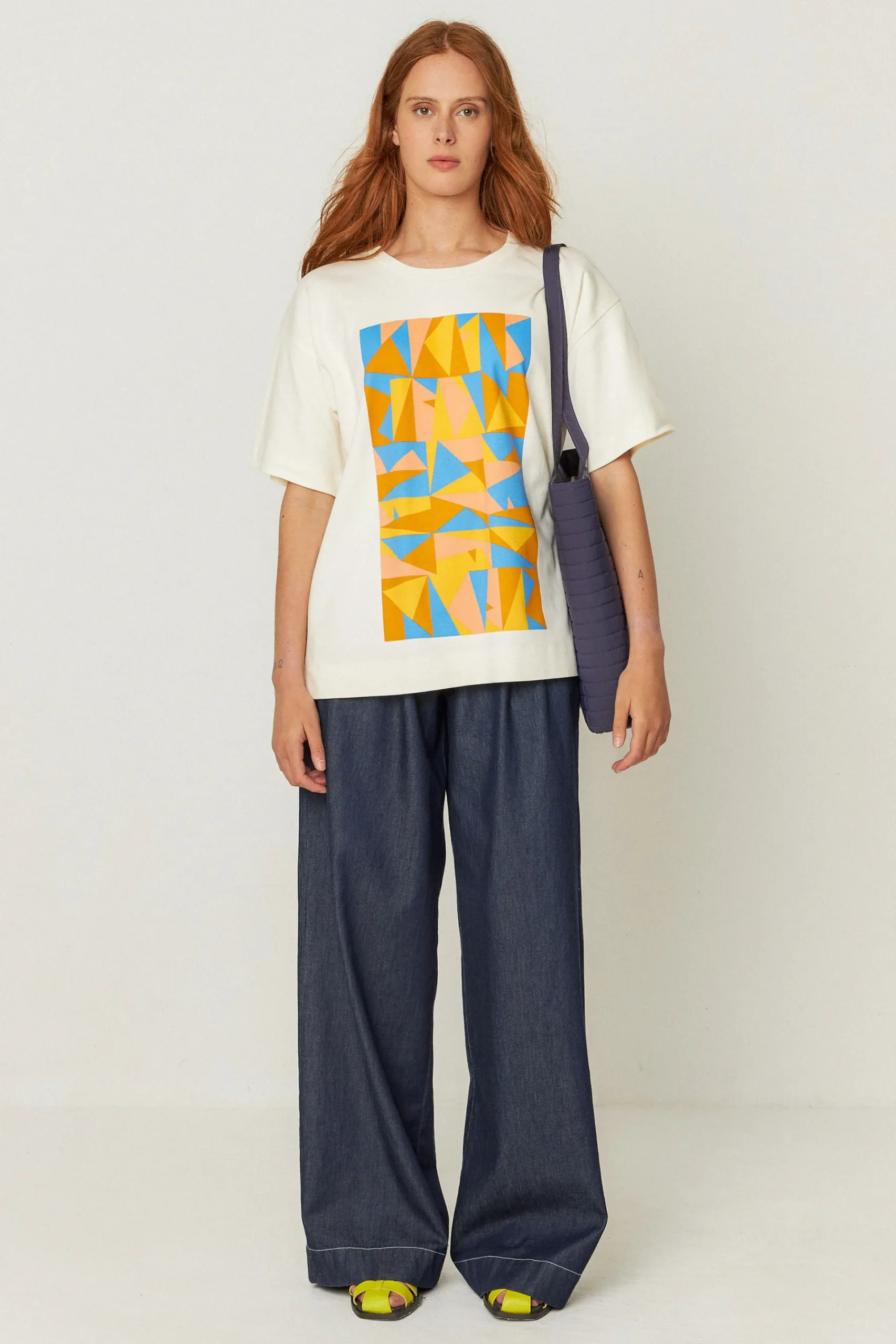 SKFK T-SHIRT MONIKA-GOTS- Tops Et T-Shirts