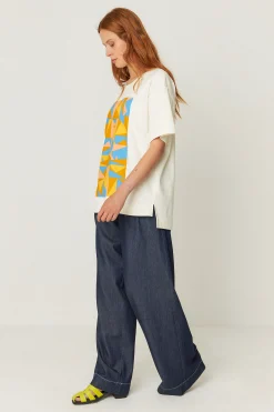 SKFK T-SHIRT MONIKA-GOTS- Tops Et T-Shirts