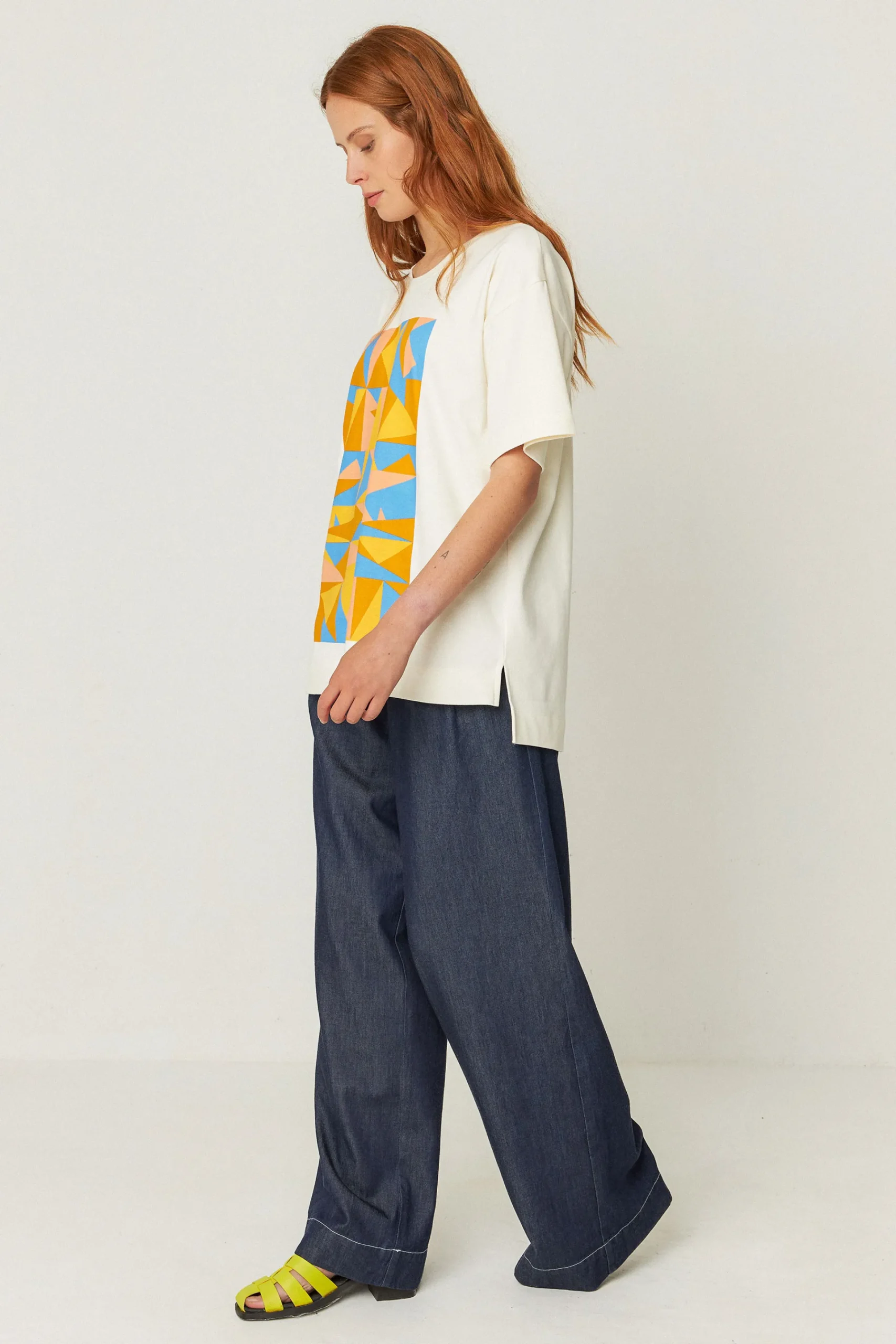SKFK T-SHIRT MONIKA-GOTS- Tops Et T-Shirts